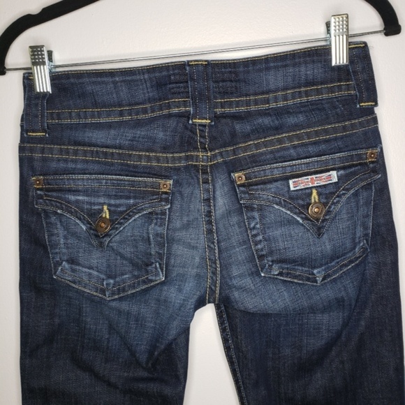 Hudson Bootcut Flap Pocket Elm Dark Wash Jeans 26 - Picture 4 of 7